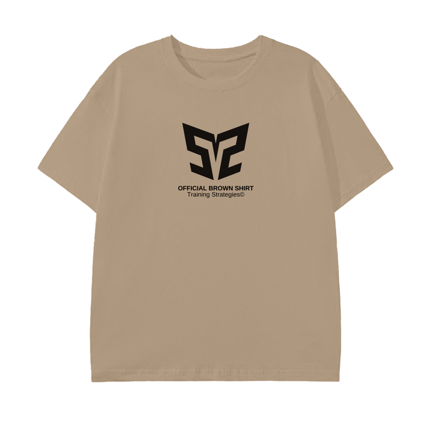 **EXCLUSIF POUR LES PHOTOSHOOT** T-shirt –Training Strategies | BROWN SHIRT Edition
